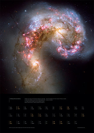 July 2007 - Colliding Antennae galaxies