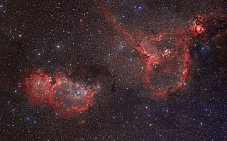 IC 1805 and 1848