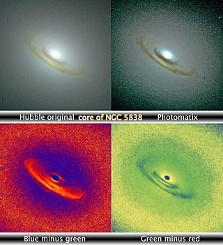 Core of NGC 5838