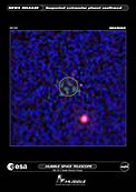Hubble infrared view of extrasolar planet candidate