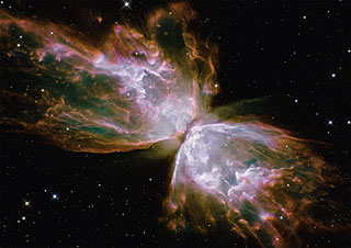 Postcard11: The Butterfly planetary nebula