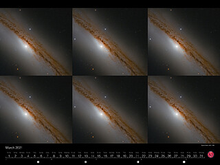 March - Spiral Galaxy NGC 1589