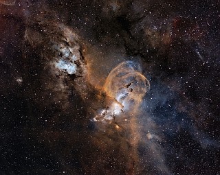 NGC 3576 and NGC 3603