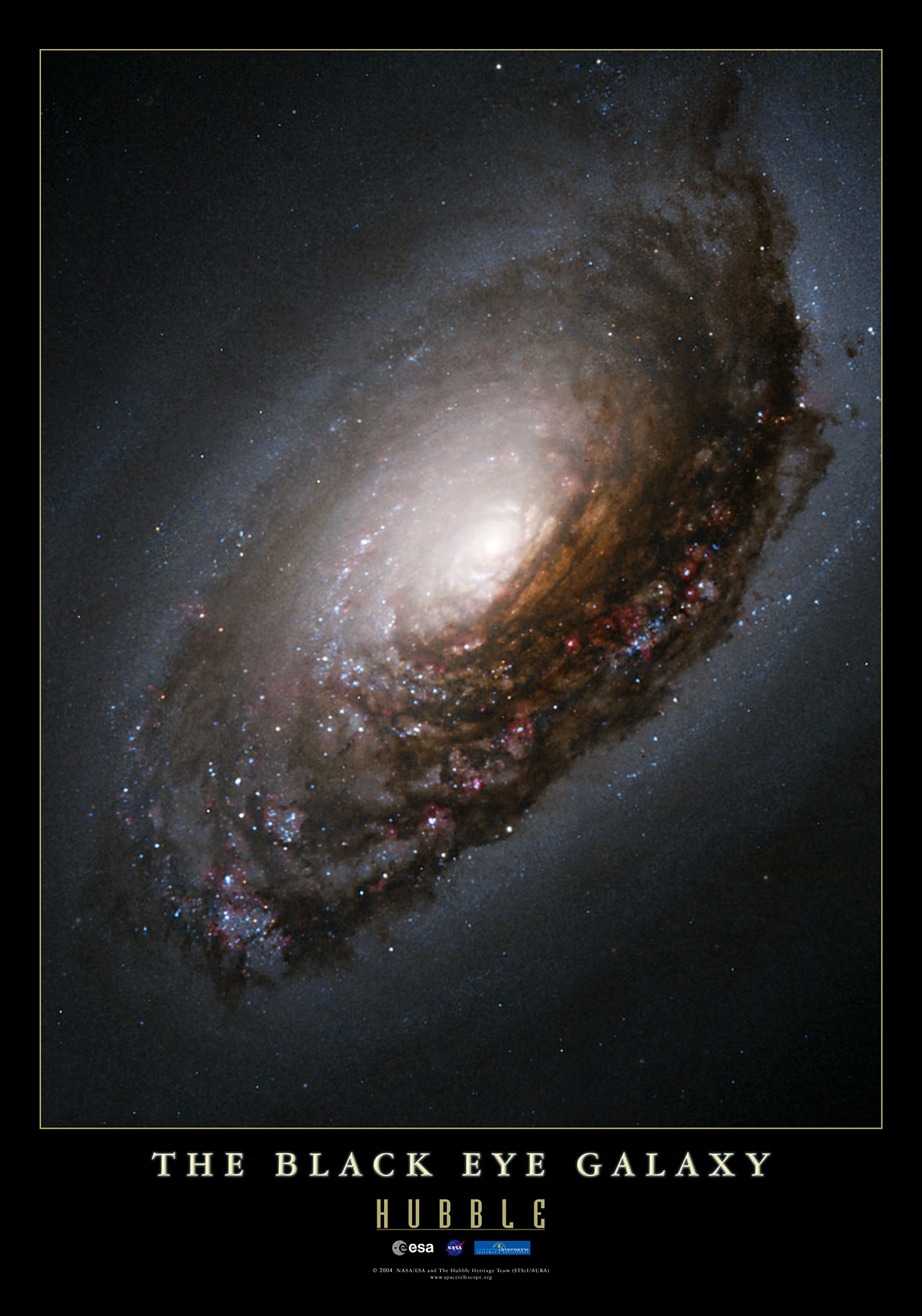 Blackeye Galaxy | ESA/Hubble